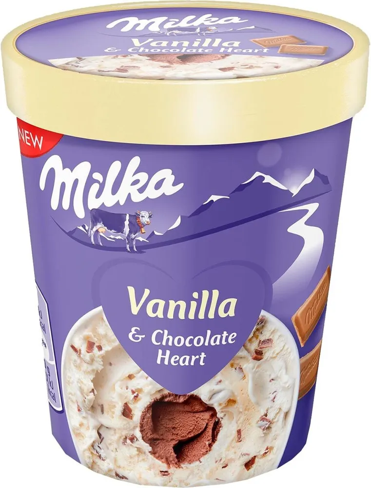 Milka Vainilla & Chocolate Heart