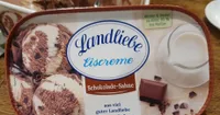 Eiscreme Schokolade Sahne