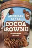 American Style cocoa brownie