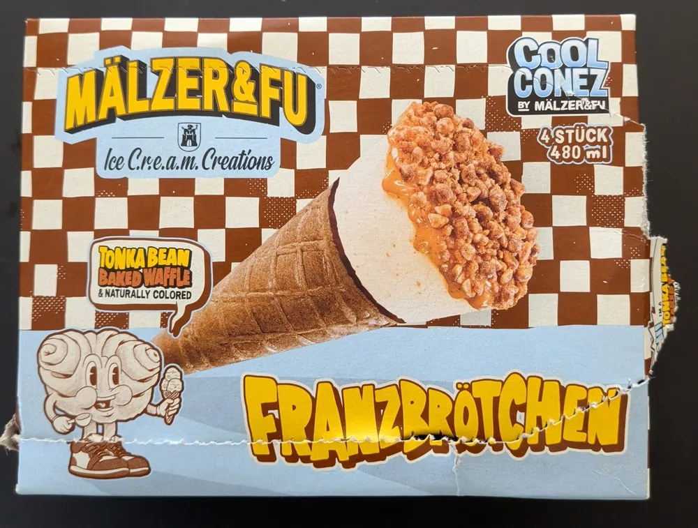 Ice Cream Cone-Franzbrötchen