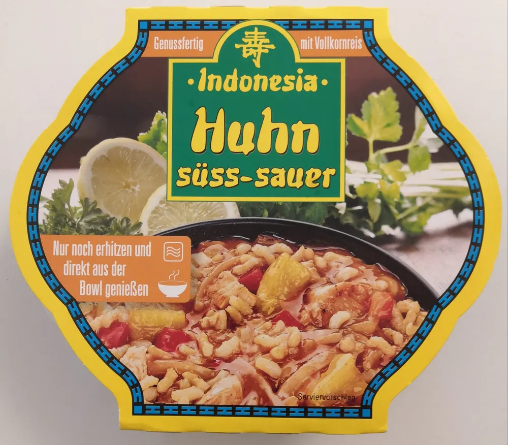 Indonesia Huhn süss-sauer