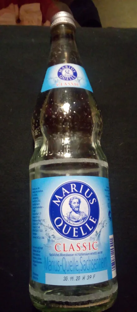 Marius Quelle Classic Natürliches Mineralwasser mit Kohlensäure versetzt aus der Marius-Quelle Sachsenheim