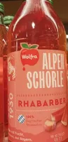 Alpen schorle rhabarber