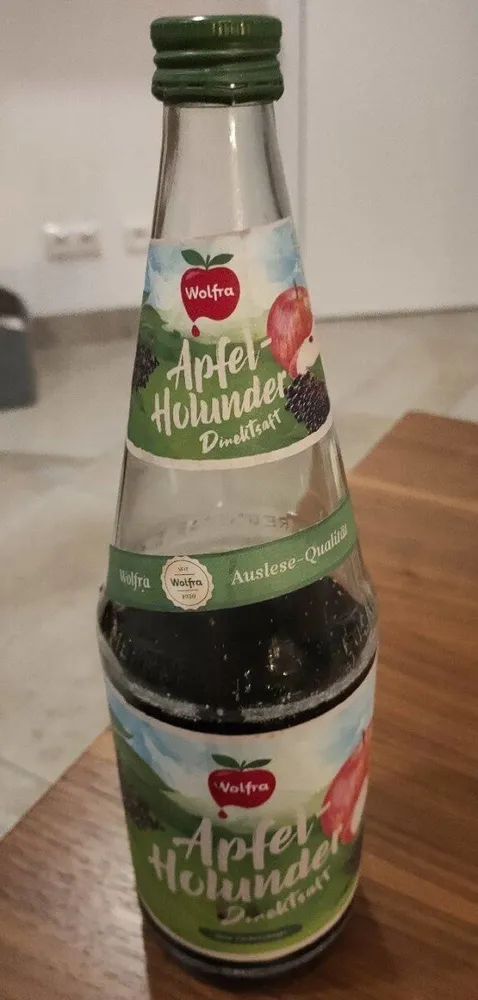 Apfel-Holunder Direktsaft