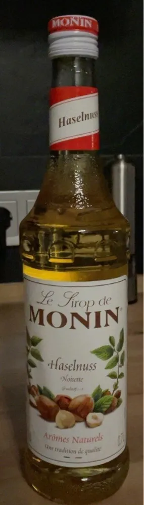 Haselnuss Sirup