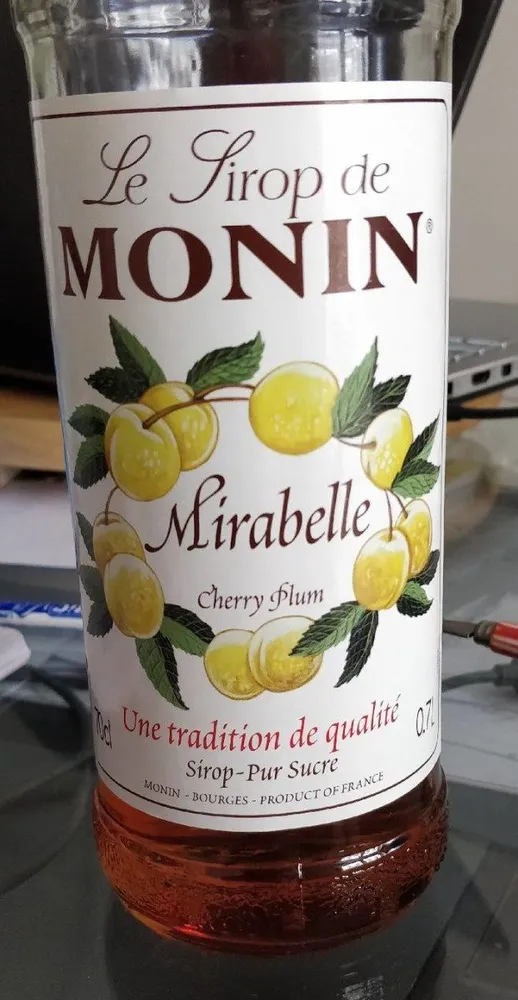 Sirop de mirabelle