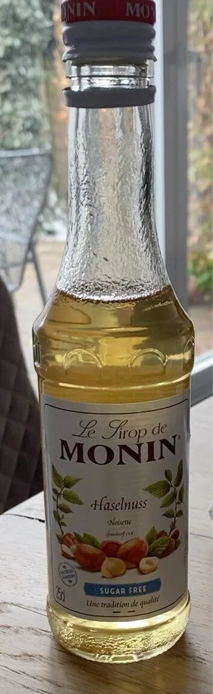 Haselnuss sirup sugar free