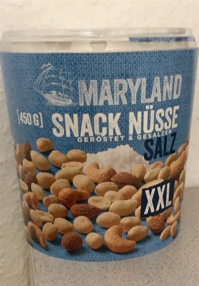 Snack Nüsse Salz XXL
