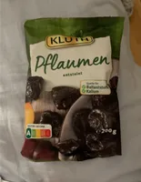 Getrocknete Pflaumen entsteint