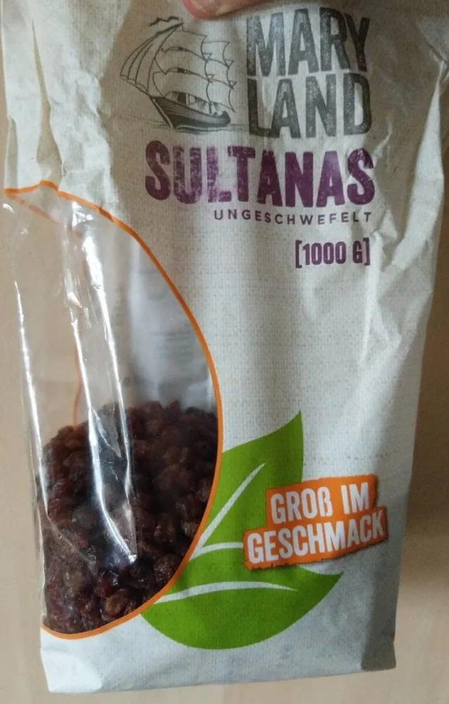 Sultanas ungeschwefelt