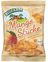 Mangostücke getrocknet