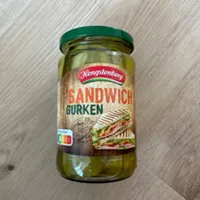 Sandwich Gurken/Glas
