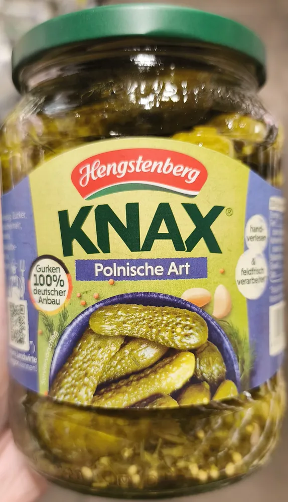 Essiggurken Polnische Art