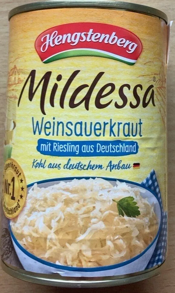 Mildessa Weinsauerkraut mit Riesling aus Deutschland