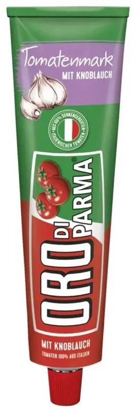 Tomatenmark mit Knoblauch