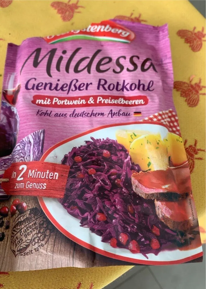 Mildessa Genießer Rotkohl, Mit Portwein