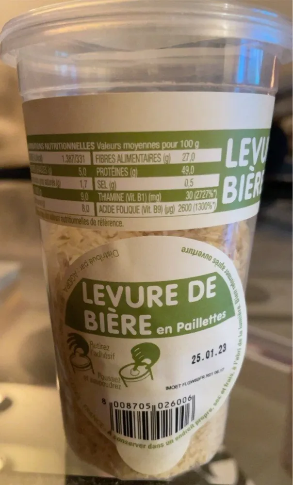 Levure de bière en paillettes