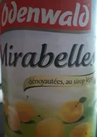 Mirabelles dénoyautées au sirop léger