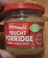 Frucht Porridge Hafer + Apfel Zimt