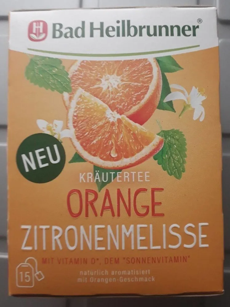 Kräutertee Orange Zitronenmelisse