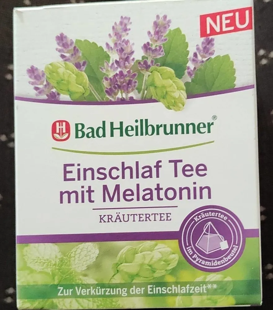 Einschlaf Tee mit Melatonin