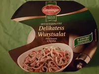 Delikatess Wurstsalat Fleischwurst in Streifen