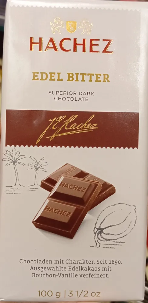 Edel Bitter superior dark chocolate