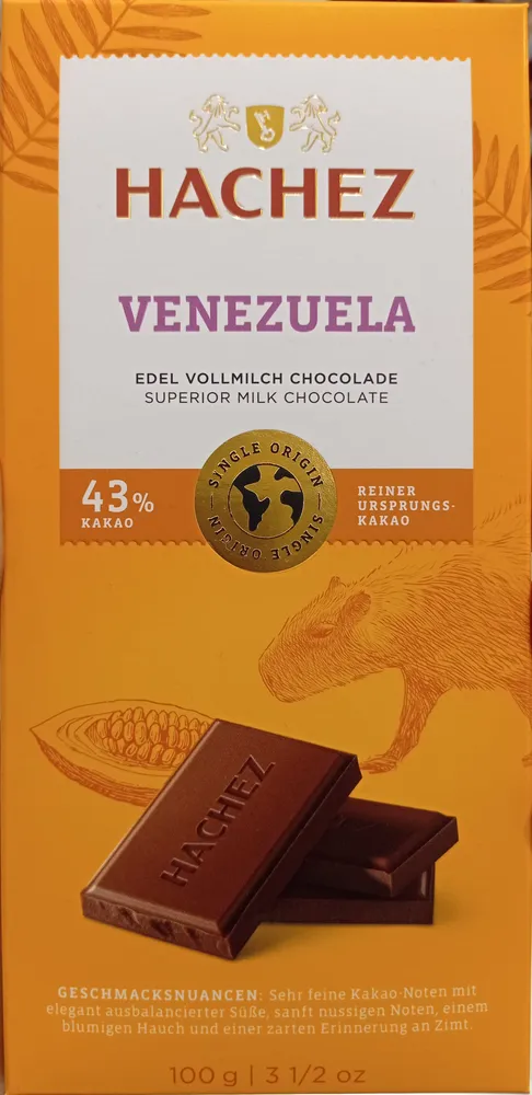 Venezuela Edel Vollmilch Chocolade