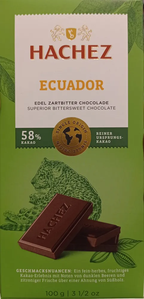 Ecuador Edel Zartbitter 58%