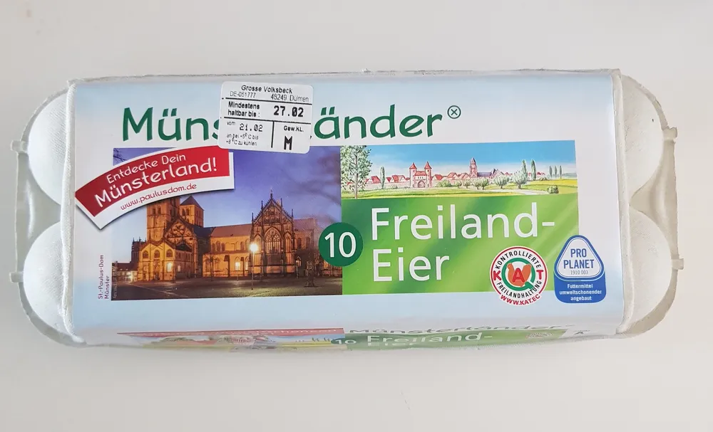 Münsterländer Freiland Eier