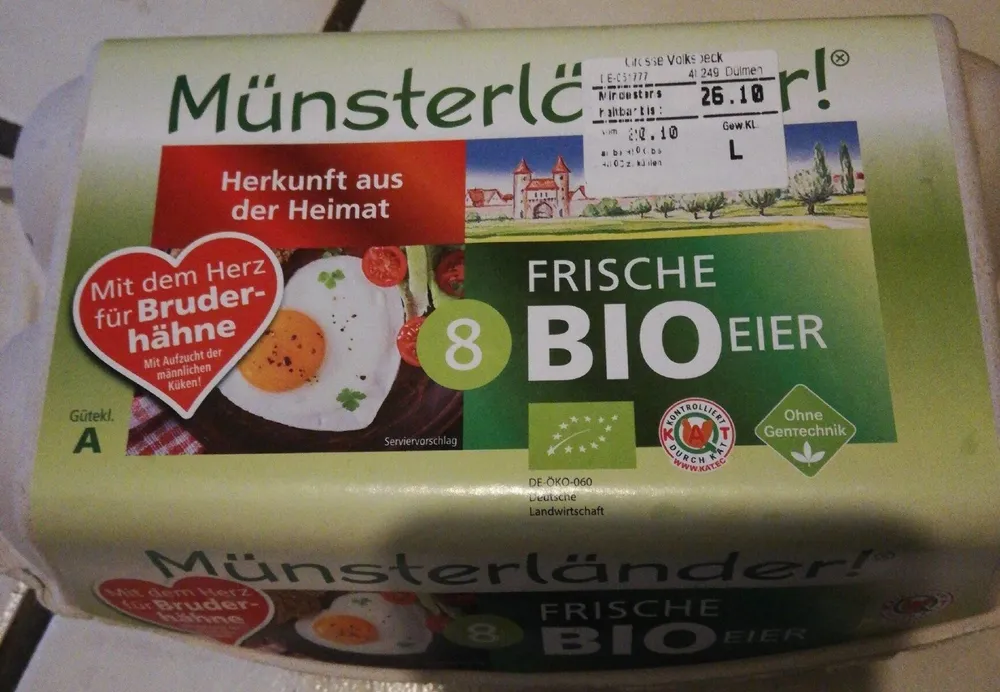 Frische Bio Eier