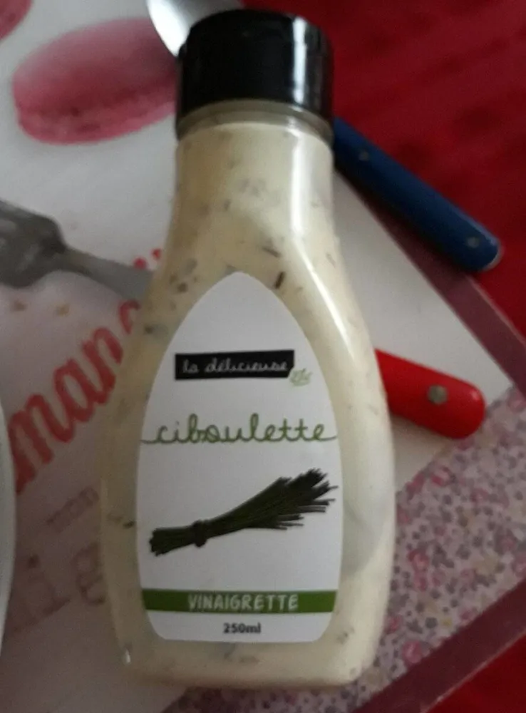 la délicieuse ciboulette vinaigrette