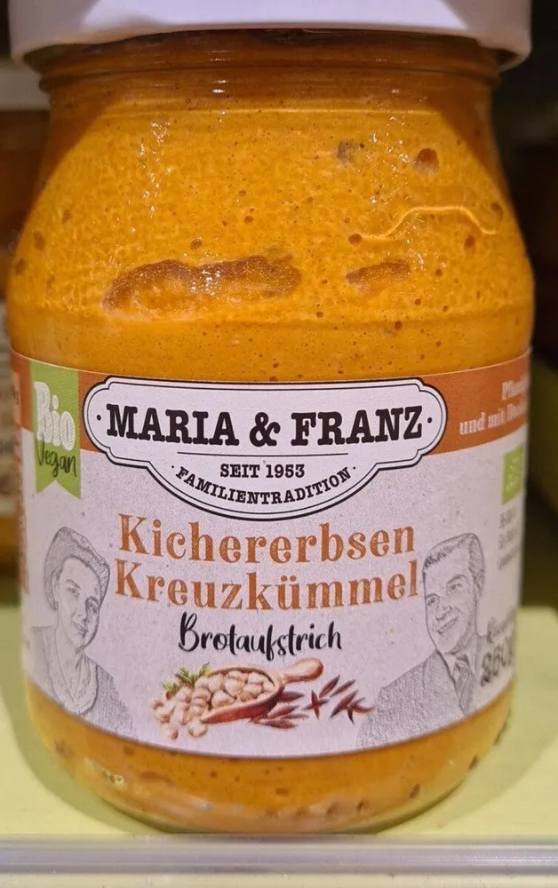 Kichererbsen Kreuzkümmel Brotaufstrich
