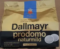 Kaffee prodomo naturmild Pads