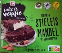 Veganes Stieleis Mandel