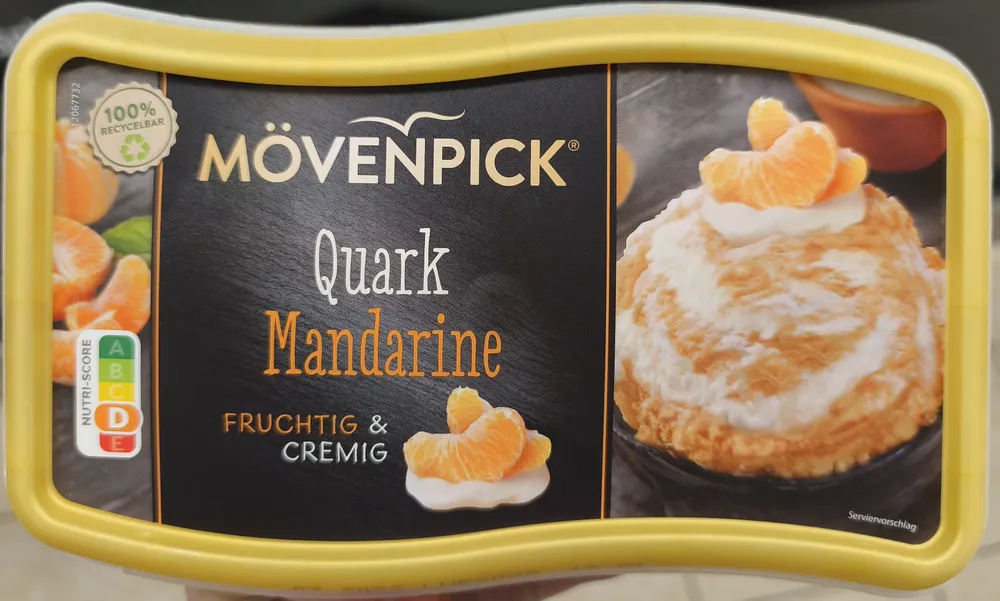 Eis Quark Mandarine