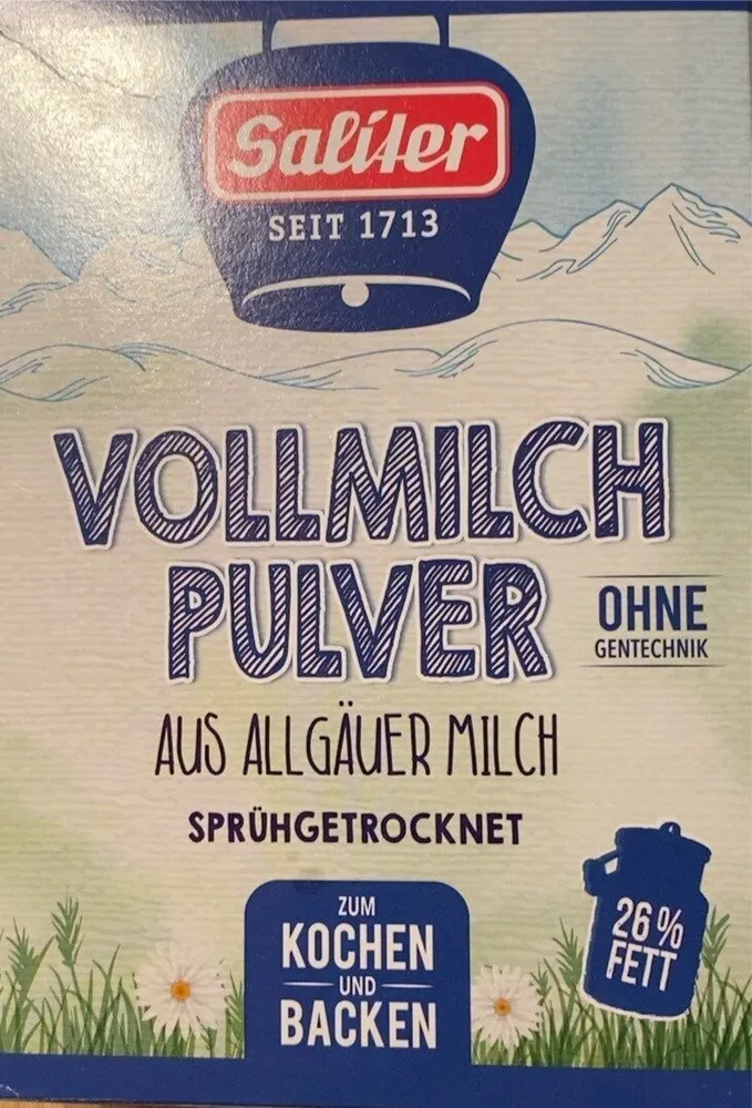 Vollmilch Pulver