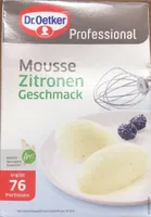 Mousse Zitronen Geschmack