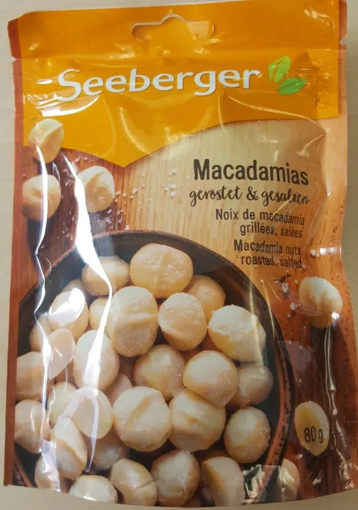 Seeberger Macadamias Geröstet & Gesalzen