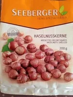 Hazelnuts shelled