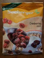 Cranberries gesüßt