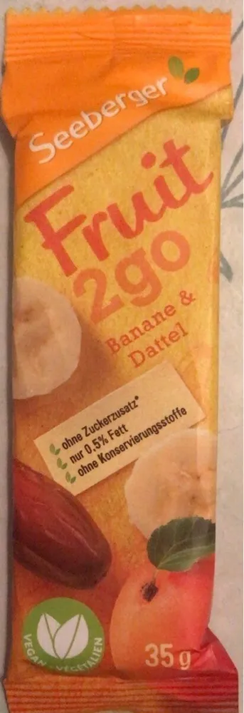 Seeberger Fruchtriegel Banane-dattel