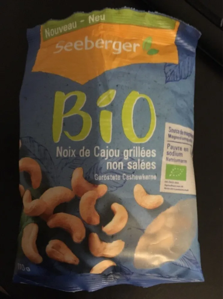 Noix de Cajou grillées non salées BIO