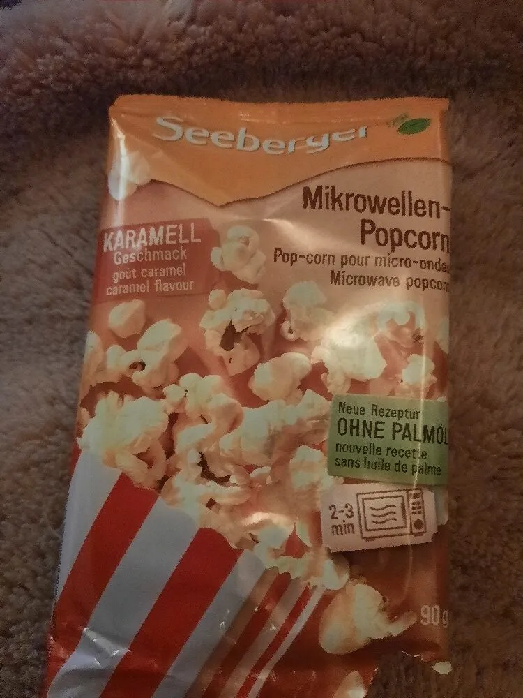Mikrowellen-Popcorn Karamell
