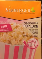 Seeberger Mikrowellen popcorn Süß