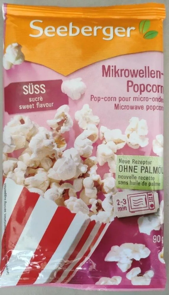 Mikrowellen-Popcorn süß