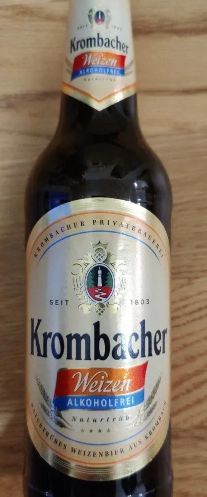 Krombacher Weizen alkoholfrei 4008287064322 Alkoholfreies Weizenbier