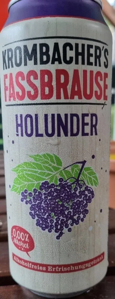 Krombacher's Fassbrause Holunder