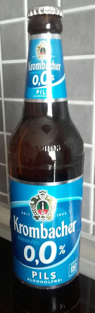 Bier Krombacher Pilsener Alkoholfrei 0,0%