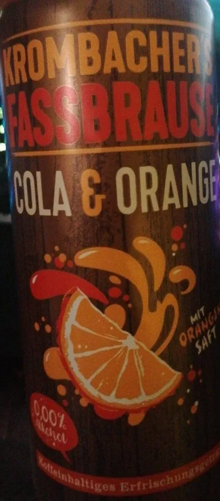 Krombacher‘s Fassbrause (Cola & Orange)